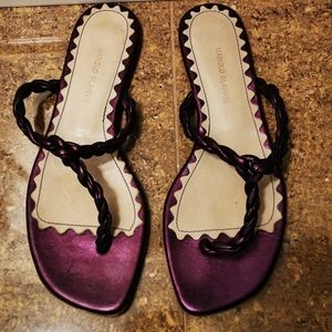 Sz 36 Manolo Blahnik flat sandals